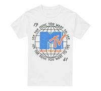 MTV Camiseta 1981 Globo para Hombre (TV6304)