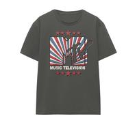 MTV Camiseta Americana para Adultos Unisex (TV15811)