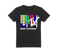MTV Camiseta Diseño Cubo de Rubik para Adultos Unisex (TV28401)