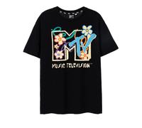 MTV Camiseta Flores para Adultos Unisex (NS7841)