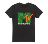 MTV Camiseta Logotipo del Trébol Día de San Patricio para Hombre (TV6269)