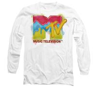MTV Camiseta Logotipo Pintado para Adultos Unisex (TV10519)