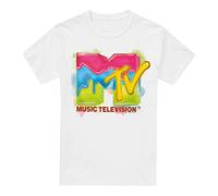 MTV Camiseta Logotipo Pintado para Hombre (TV6289)