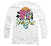 MTV Camiseta Spring Break Estampado Cuadros para Adultos Unisex (TV10514)