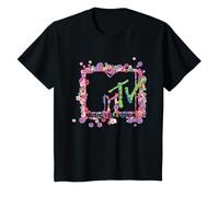 MTV Flower 90s Riot Grrrl Music Television Logo Niños Camiseta