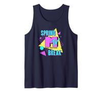 MTV Music Television Spring Break Geometric Classic Logo Camiseta sin Mangas