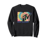 MTV Psychedelic Rainbow Tie Dyed Music Television Sudadera