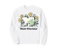 MTV Retro Garden with Mushrooms and Flowers Sudadera