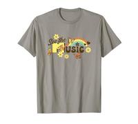 MTV See The Music Retro 70s Butterfly Rainbow Camiseta