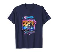 MTV Spring Break Airbrush Art Vintage Music Television Camiseta