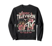 MTV World Wide Rock Tour Roses Butterflies Sudadera