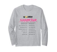 MTV Yo! Raps Summer Tour City List Neon 90s Hip Hop Manga Larga