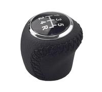 MTVTFECEWG 55344881 Para Fiat Para Grande Y Para Punto 2006-2015 Pomo De Palanca Cambios 5/6 Velocidades Cuero Sintético Con Brazo Rótula Cambios Marcha Coche(5-Speed)