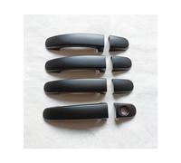 MTVTFECEWG Accesorios De Coche Cubierta De Manija De Puerta Embellecedor De Fibra De Carbono De Imitación Negra Para Ford Para Ranger T6 2011 2013 2016-2021