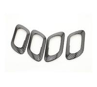 MTVTFECEWG Accesorios Estilo Para Peugeot 3008 2009-2015 Puerta Interior Coche Manija Ventana Cubierta Marco Pegatina Embellecedora (Silver plating)