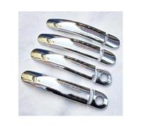 MTVTFECEWG Cubierta Cromada Manija Puerta Coche Cubiertas Manijas Embellecedoras Piezas Diseño Accesorios Para Skoda Para Octavia 2 Ii Mk2 A5 Para Tour RS (D)