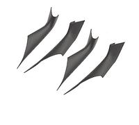 MTVTFECEWG Cubierta Embellecedora ParaTirar Panel Puerta Manija Interior Coche Fibra Carbono Negra Para 5 Series G30 G38 2018 Accesorio Interior (18-in for 5series 1set2)