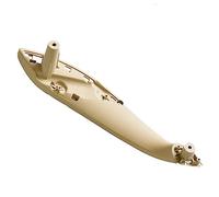 MTVTFECEWG Fibra Carbono Para 3 4 Series F30 F80 F31 F32 F33 F34 F35 F36 Manija Interior Coche Panel Puerta Interior Cubierta Embellecedora Tirar (Front-Left-Beige)