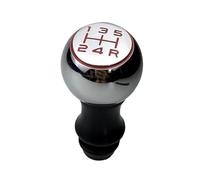 MTVTFECEWG Funda Protectora Para Pomo De Palanca Cambios Accesorios Para Peugeot 206 306 406 107 207 307 308 2008 3008 Cambios Marcha Coche(Chrome Red Knob)