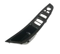 MTVTFECEWG Interior Manija Interior Puerta Delantera Para 5 Series F10 F11 F18 520 523 Panel Puerta Botón Asiento Conductor Caja Marco Interruptor (LHD Carbon Fiber)