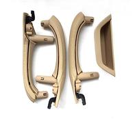 MTVTFECEWG Izquierda Derecha Para X3 X4 F25 F26 2010-2016 Conductor Puerta Interior Del Coche Manija Cubierta De Cuero Conjunto Reemplazo (RHD Set Beige)