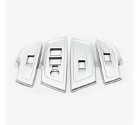 MTVTFECEWG LHD, Interruptor Ventana Plata Mate Lado Interior Control Para Peugeot 508 2019-2022 Tirador Manija Puerta Coche Embellecedor Cubierta Cuenco (2)