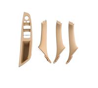 MTVTFECEWG Panel Reposabrazos Puerta Delantera Interior Juego Tirador Embellecedor Repuesto Para 5 Series F10 F11 F18 520i 523i 525i 528i 535i (Beige LHD 4PCS)