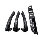 MTVTFECEWG Para 3 Series E90 E91 316 318 320 325 328 RHD Right Cars Fibra Carbono Manija Puerta Interior Reposabrazos Panel Conjunto Completo (37.5 High-end set)