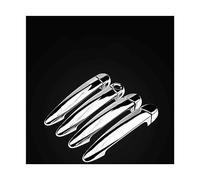 MTVTFECEWG Para Chrysler 300 300C 2005~2010 Cromo Manija De La Puerta Del Coche Cubierta Trim Scratchproof Set Cromo Styling Piezas Exteriores Accesorios (Metallic Silver 4pcs)