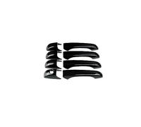 MTVTFECEWG Para Chrysler 300 300C 2005~2010 Cromo Manija De La Puerta Del Coche Cubierta Trim Scratchproof Set Cromo Styling Piezas Exteriores Accesorios (Metallic Blcak 4pcs)