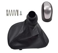 MTVTFECEWG Para Mercedes Para Benz W639 Para VITO 2003-2010 Cuero Con Funda Protectora Pomo De Palanca Cambios Manual 6 Velocidades Cambios Marcha Coche(6 Speed-Silver Set)