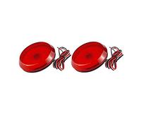 MTVTFECEWG Para Nissan Para Qashqai Para Dualis Para Juke Para X-trail T31 2 Uds Lámpara Advertencia Parada Freno Reflector Parachoques Trasero Luces Antiniebla (Red)