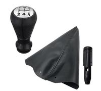 MTVTFECEWG Para PEUGEOT 106 107 205 206 308 Y 405 Funda Protectora Para Pomo De Palanca Cambios 5 Velocidades Cambios Marcha Coche(Chrome set)