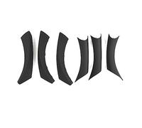 MTVTFECEWG Para Serie 3 E90 E91 316 318 320 325 328 Panel Manija Interior Manija Puerta Cubierta Decorativa Patrón Fibra Carbono (Left rear beige)