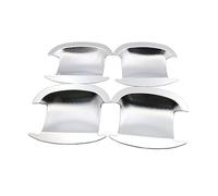 MTVTFECEWG Para Skoda Para Fabia Mk4 2021 2022 Cubierta Cromada Para Manija Puerta Accesorios Estilo Película Protectora Decoración Exterior Pegatina Creativa (Bowl 4 Door)