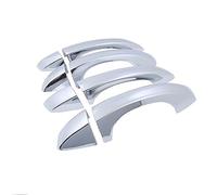 MTVTFECEWG Para Skoda Para Fabia Mk4 2021 2022 Cubierta Cromada Para Manija Puerta Accesorios Estilo Película Protectora Decoración Exterior Pegatina Creativa (Keyless Entry)