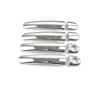 MTVTFECEWG Para Skoda Para Octavia Para Fabia 2001-2007 Para Superb 2001-2008 Para Roomster Pegatinas Manijas Puertas Exteriores Coche (Silver B)