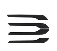 MTVTFECEWG Para Tesla Para Modelo 3 Para Modelo Y ABS Manija Puerta Coche Accesorios Etiqueta Engomada Cubierta Puerta Externa Pasta Patrón 4 Unids/set (Matte Black)