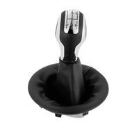 MTVTFECEWG Pomo De Palanca Cambios 5 Velocidades Con Fuelle Para Peugeot Para Partner 2008-2021 En Piel Sintética Accesorios Para El Interior Del Coche Cambios Marcha Coche(A)