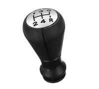 MTVTFECEWG Pomo De Palanca Cambios 5 Velocidades Con Funda PU Para Peugeot 207 106 107 205 206 Y 306 Cambios Marcha Coche(Chrome)