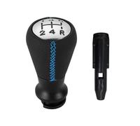 MTVTFECEWG Pomo De Palanca Cambios Cuero Para Peugeot 207 307 Y 406 Funda Protectora Accesorios Para Coche Cambios Marcha Coche(Blue A)