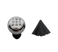 MTVTFECEWG Pomo De Palanca Cambios Manual 5 Velocidades VTS Deportivo Y Cuero Para Peugeot 106 206 306 406 107 207 307 407 Cambios Marcha Coche(Knob and leather)