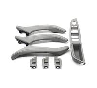 MTVTFECEWG RHD Driver Beige Negro 7PCS Set Para 5 Series F10 F11 523i 525i 528i 530 Conjunto Manija Puerta Cuero Interior Automóvil (Model A Grey)