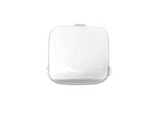 MTVTFECEWG Tapa Protectora De Gancho De Remolque Tapa De Gancho Remolque para Parachoques Trasero para Ford para Focus II MK2 Hatchback 2005-2007 Pieza Automóvil 1323934 1353157(Plata)