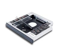 MTXtec - Disco Duro SSD para Ordenador portátil HP EliteBook 8560w 8560p 8540w 8570w 8760w 8760w 8460w 8730w 8730w gabinete de Unidad Interna de Estado sólido, Adaptador de bahía óptica de DVD/CD