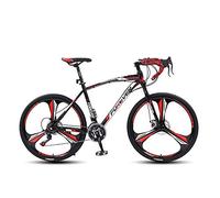 MU Bicicleta de Carretera Carreras Estudiante Varón Súper Ligero Y Rápido Viento de Fractura Rayo Freno de Disco de Cambio de Velocidad de la Bicicleta,F,Un tamaño
