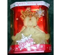 Mu eca Barbie Felices Fiestas Edici n Especial 1989 con Copo de Nieve de Recuerdo