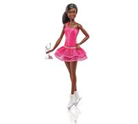 Mu eca Barbie Patinadora sobre hielo de raza morena
