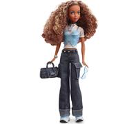 Mu eca Barbie Signature My Scene Madison y accesorios, conjunto inspirado en el a o 2000 con top de mariposa, jeans cargo, bolso de mezclilla y s