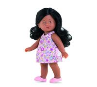 Mu eca Corolle Mini Corolline Rosaly de 8"" con cabello negro y vestido floral para ni os de 3 a os en adelante
